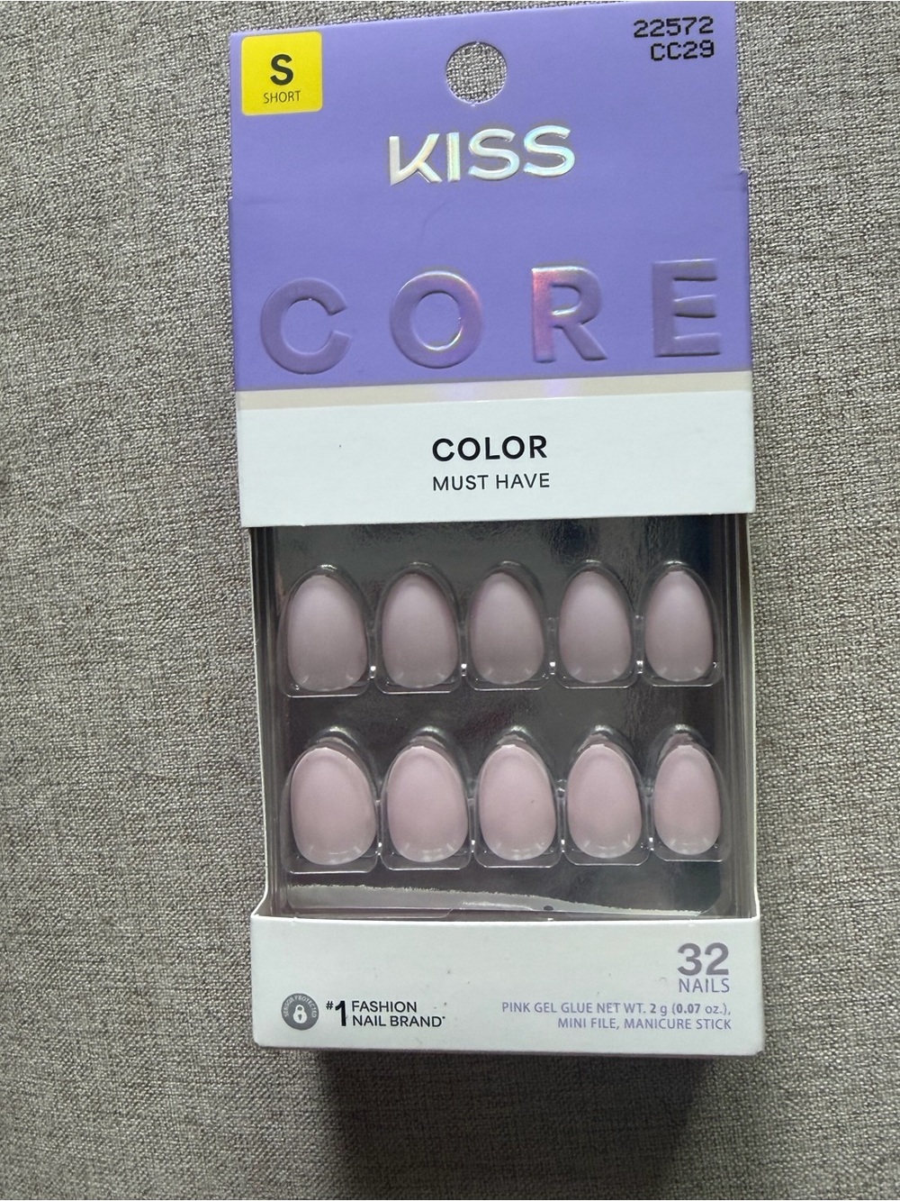 Kiss Core Press-On Nails in Soft Pink